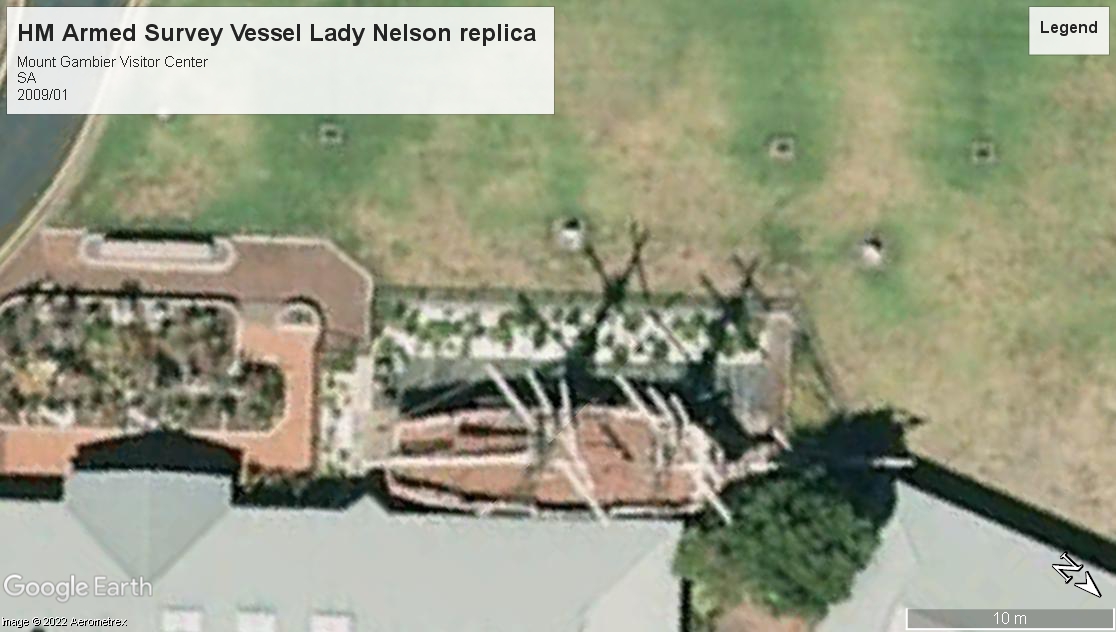 HM survey Lady Nelson replica mount gambier 2009