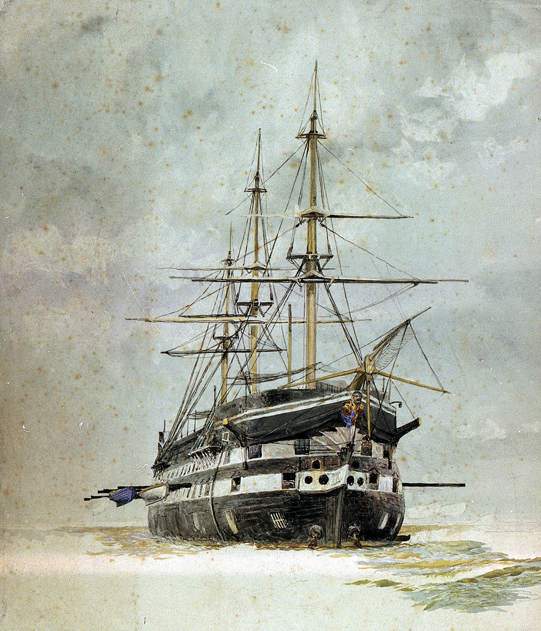 HMS Frederick William - worcester NMM pv2366