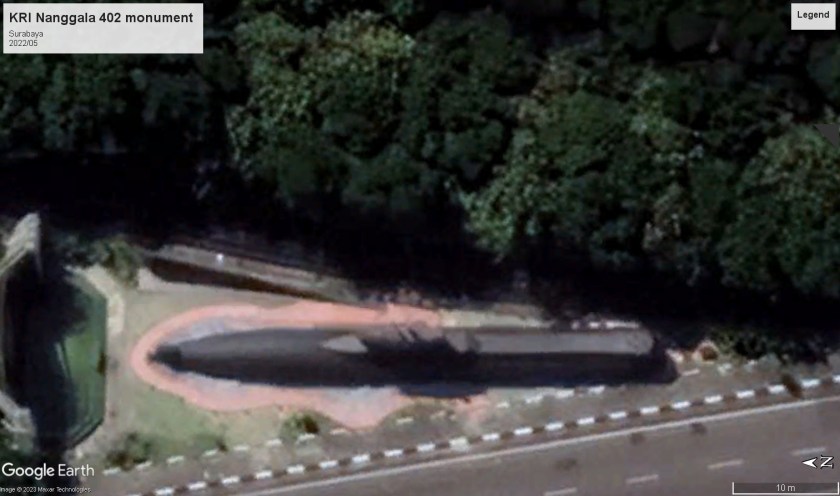 KRI Nanggala 402 monument Surabaya 2022