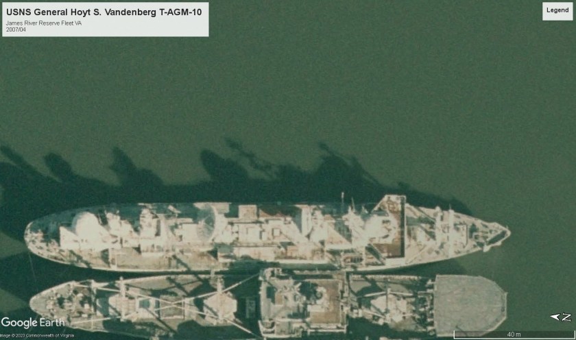 USNS General Hoyt S. Vandenberg 2007 James River RF