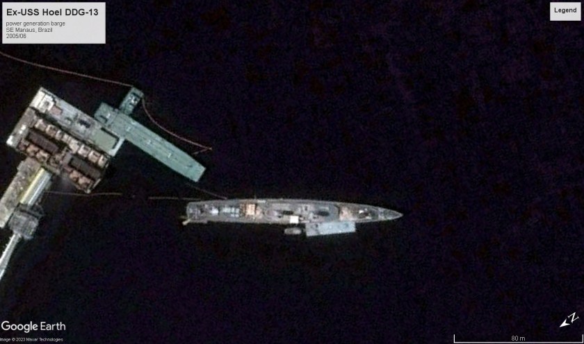 USS Hoel DDG-13 Manaus Brazil 2005