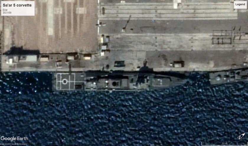 Sa'ar 5 corvette Eilat 2021