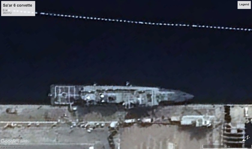 Sa'ar 6 corvette Eilat 2021