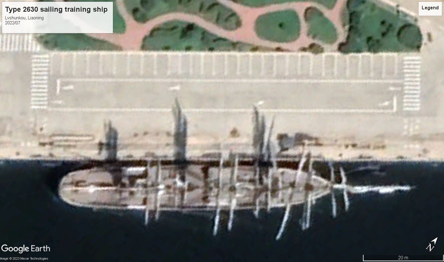 Type 2630 sail training ship China Lvshunkou 2022