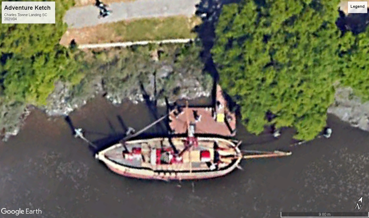 Adventure ketch Charles Towne SC 2021