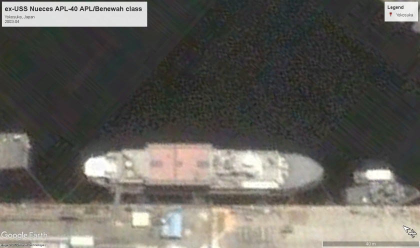 USS Nueces APL40 Benewah class barracks-riverine combat Yokosuka 2003