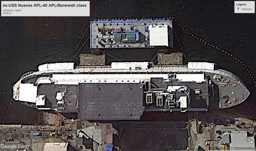 USS Nueces APL40 Benewah class barracks-riverine combat Yokosuka 2018